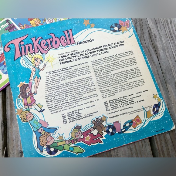 Lot Vintage Childrens Records Story Book Reading Songs Classic Fairy Tale Fables - Picture 15 of 16